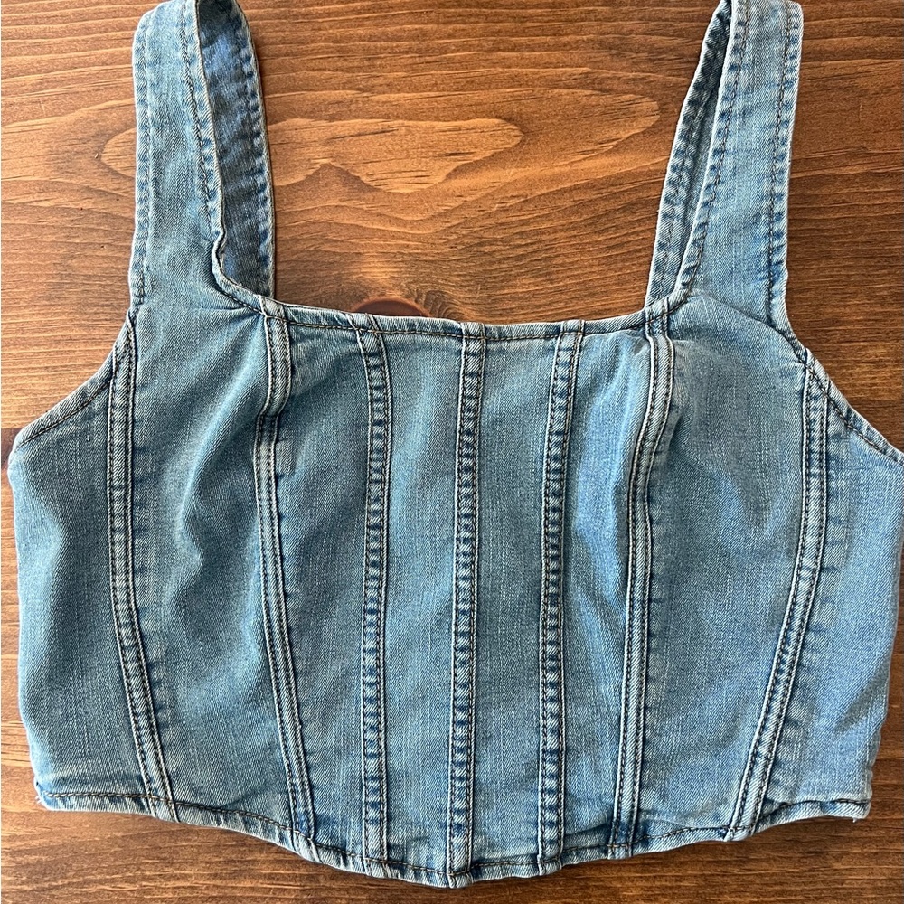 Denim Blue Women's Top